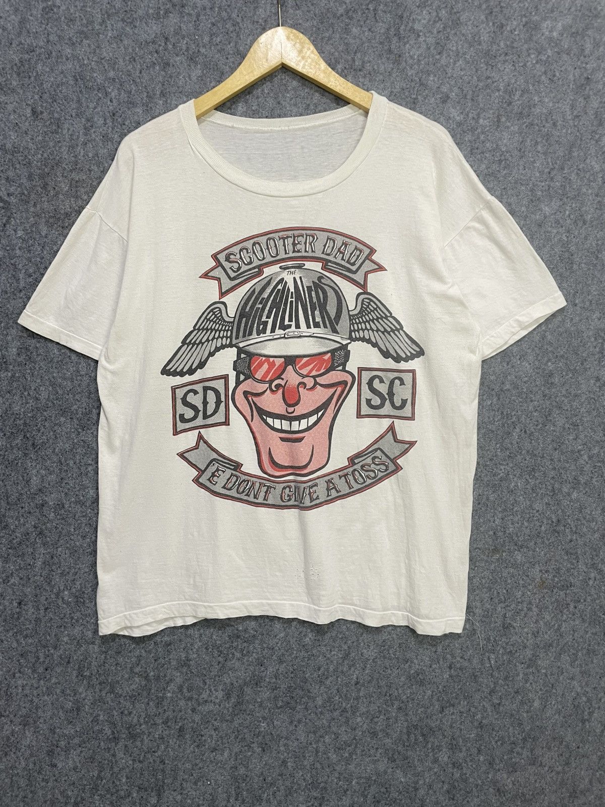 Band Tees Vintage The Highlinders Scooter Dad T-Shirt Size US L / EU 52-54 / 3 - 1 Thumbnail