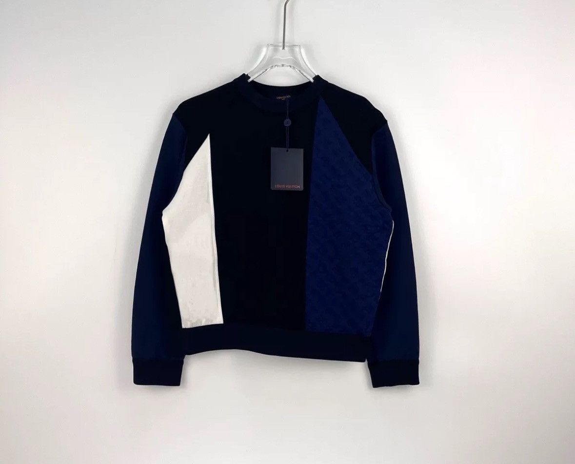 Louis Vuitton Louis Vuitton Blue white black long sleeved sweatshirt Size US XS / EU 42 / 0 - 3 Thumbnail