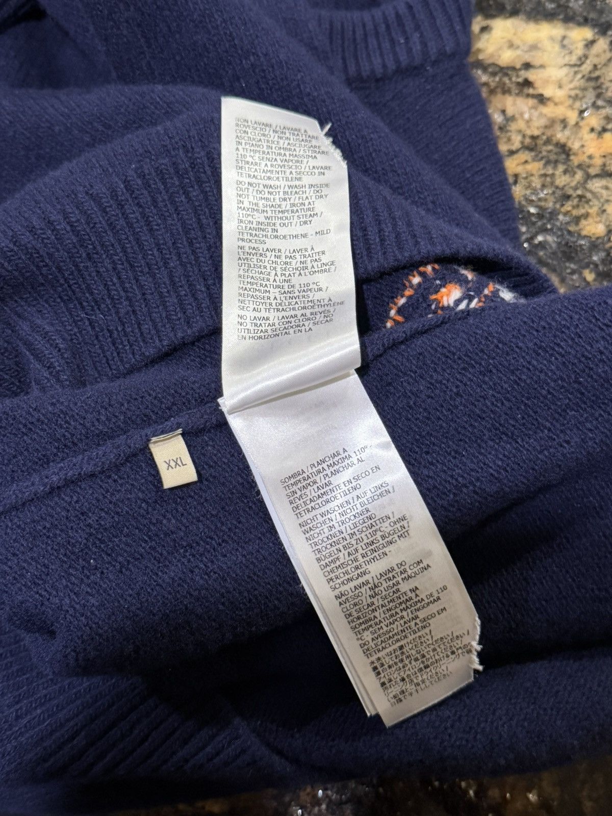 Gucci Gucci SS21 Navy Freya Hartas Edition 'Eschatology' Sweater Size US XXL / EU 58 / 5 - 15 Thumbnail