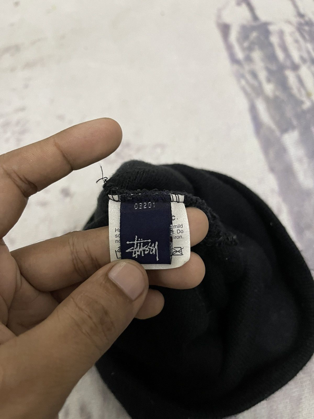 Stussy 90s STUSSY SMALL LOGO BEANIE HAT Size ONE SIZE - 7 Thumbnail
