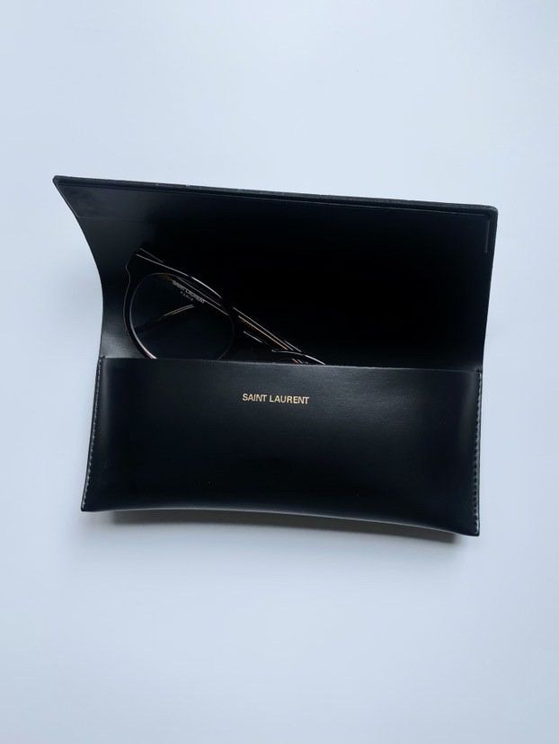 Saint Laurent Paris SAINT LAUREN PARIS EYEGLASSES FRAMES TORTOISE ROUND FULL RIM Size ONE SIZE - 9 Thumbnail
