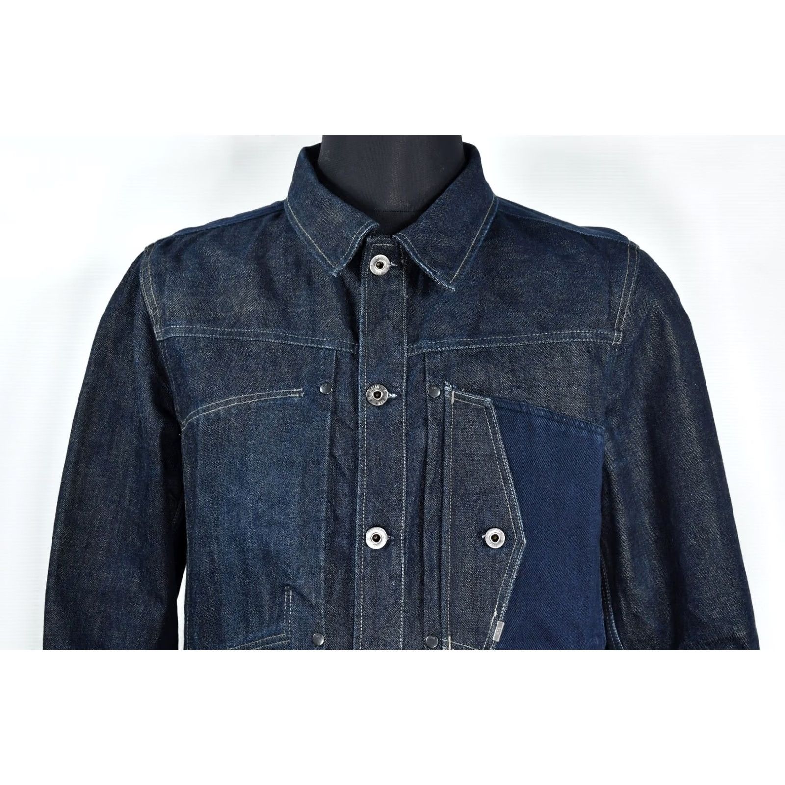 G-Star G-Star Scutar Slim Jacket L denim blue 100% Cotton Regular Mens Jacket Slim Fit Size US L / EU 52-54 / 3 - 6 Thumbnail