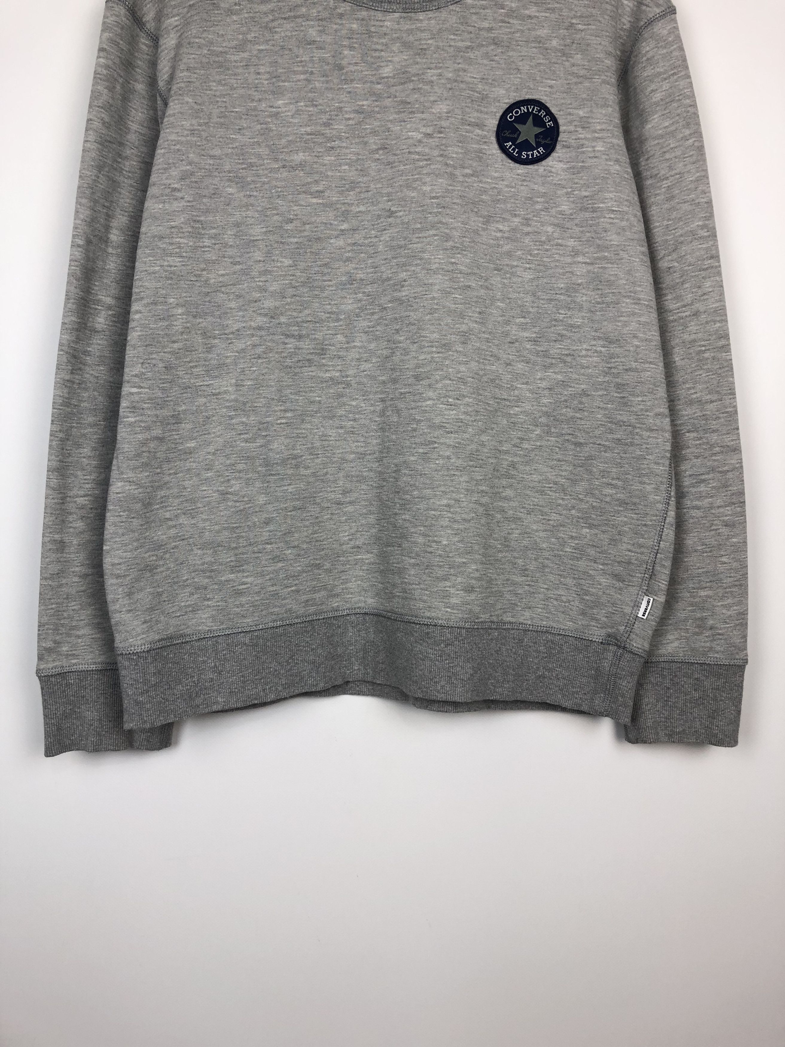 Converse Converse All Star Sweatshirt Crewneck Gray Pullover size L Size US L / EU 52-54 / 3 - 3 Thumbnail