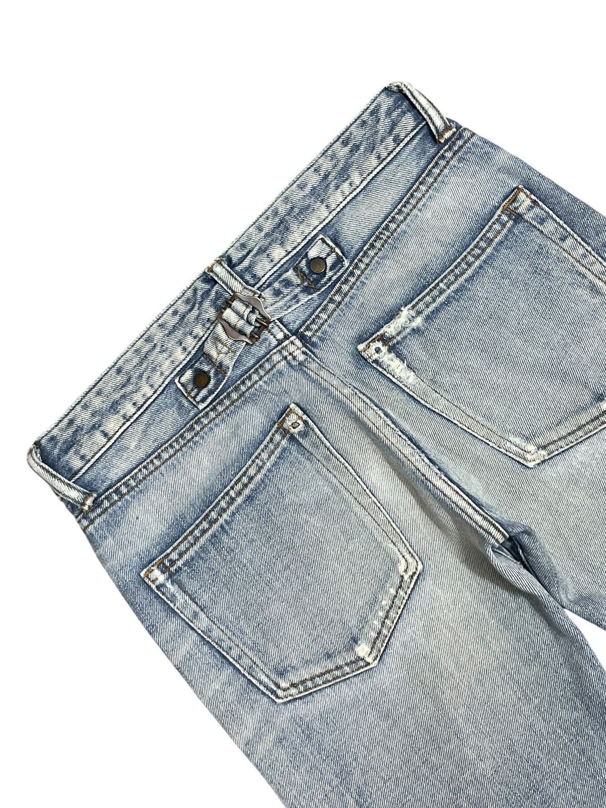Vintage Japanese Stunning Lure Buckle Back Fade Wash Jeans