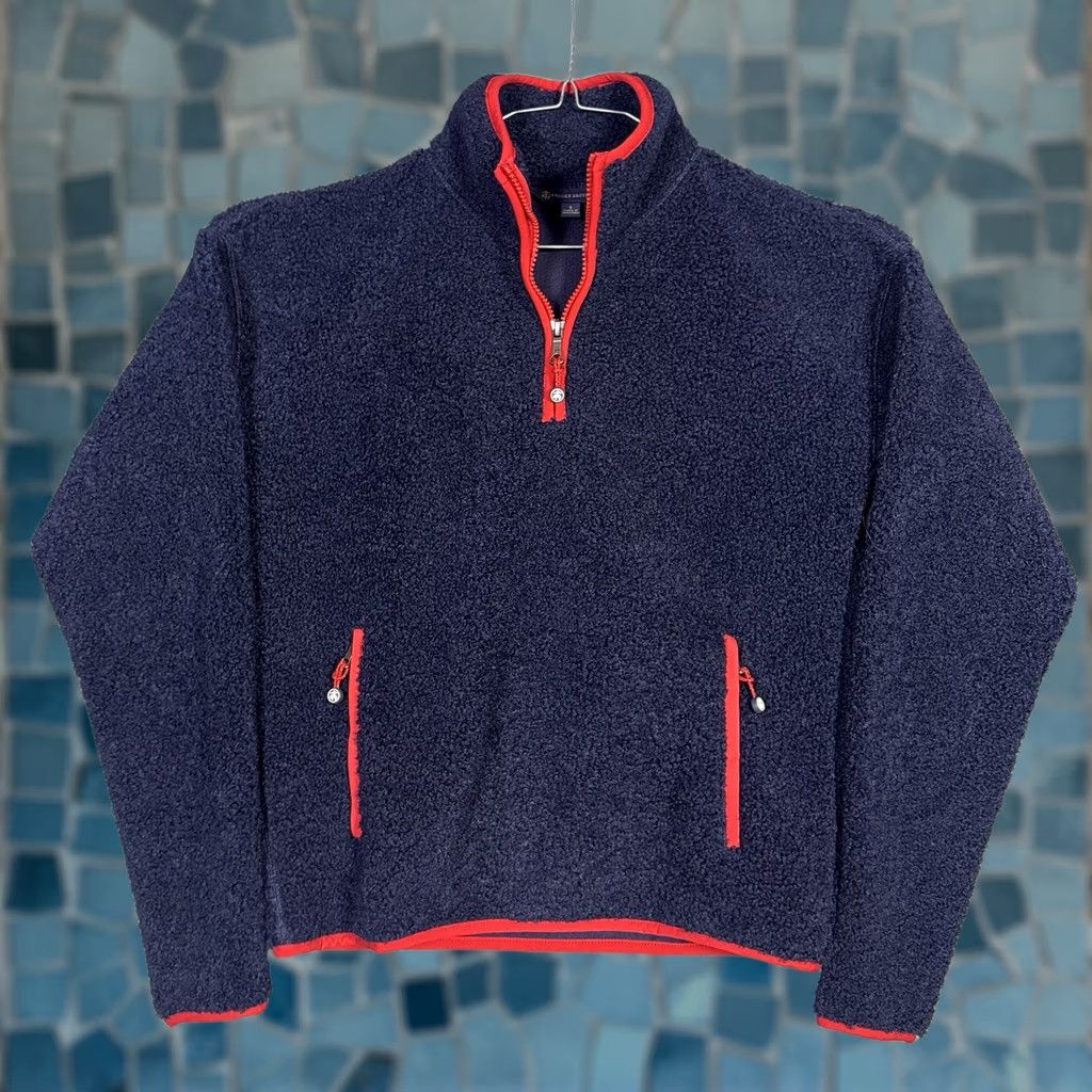 Brooks Brothers Brooks Brothers Womens S Teddy Fleece Half Zip Pullover Shearling Thumbs - Classic Jacket Size S / US 4 / IT 40 - 1 Thumbnail