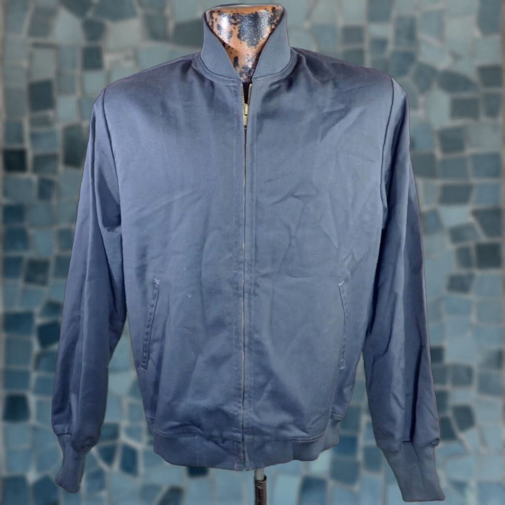 IDEA VINTAGE Setlowear Jacket Eisenhower Work Jacket USA 70s Mechanic Union Made Blue Small Mens Zip Front Pocket Size S Size US S / EU 44-46 / 1 - 1 Thumbnail
