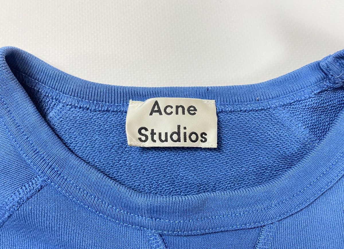 Acne Studios Acne Studios Crewneck Sweatshirt College Face Logo Size S / US 4 / IT 40 - 6 Thumbnail