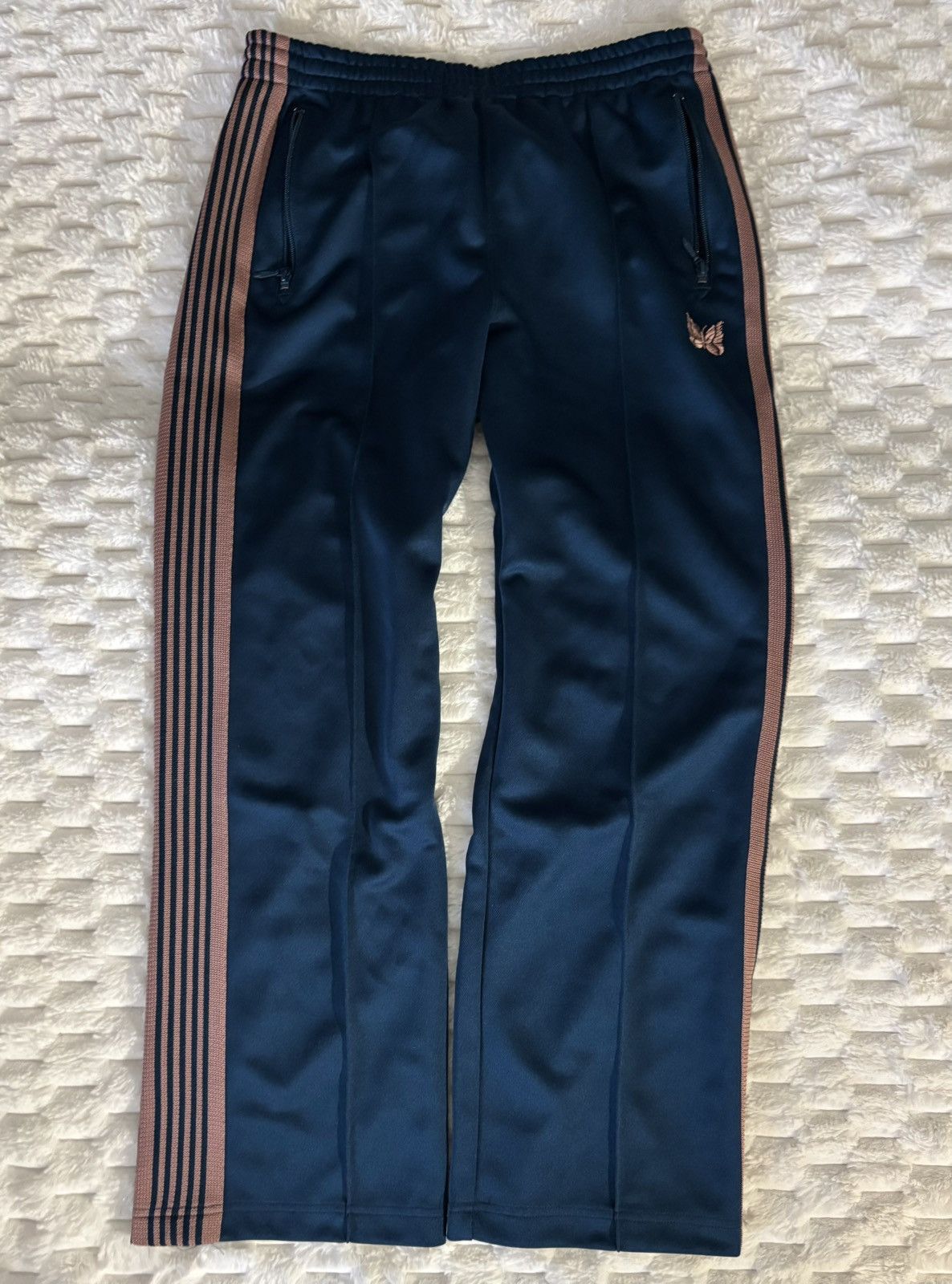 Needles Needles striped track pants dark blue teal size M Size US 33 - 1 Thumbnail