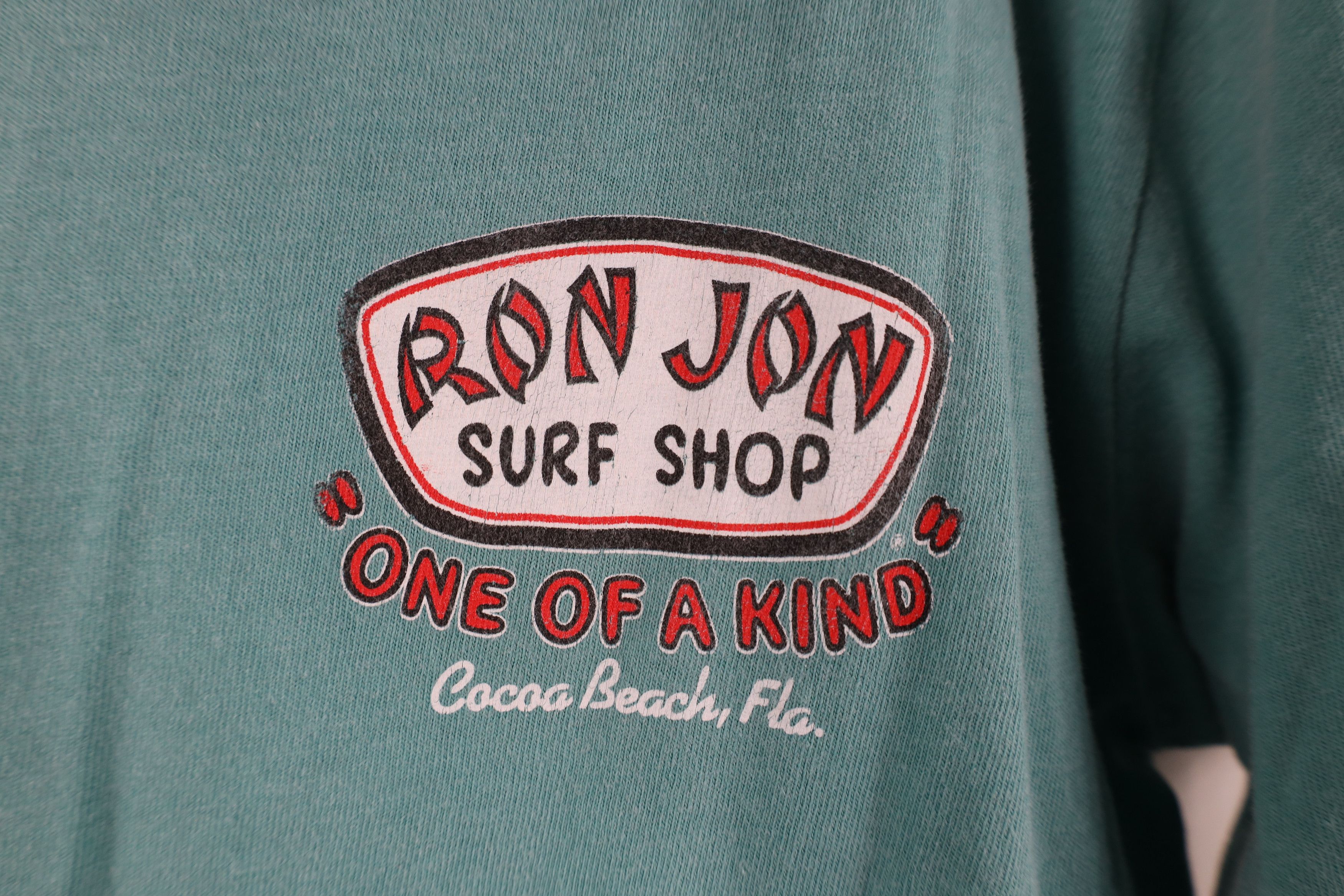 Vintage Vintage Ron Jon Surf Ship Spell Out Long Sleeve T-Shirt Teal Size US S / EU 44-46 / 1 - 4 Thumbnail