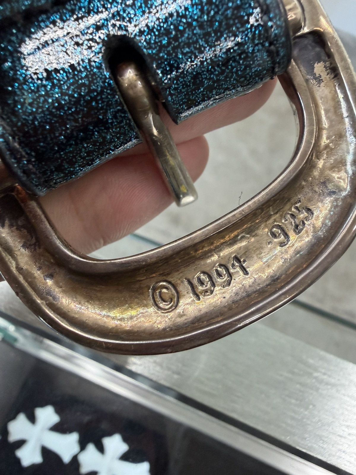 Chrome Hearts Chrome Hearts Blue Glitter Gunslinger Size ONE SIZE - 5 Thumbnail