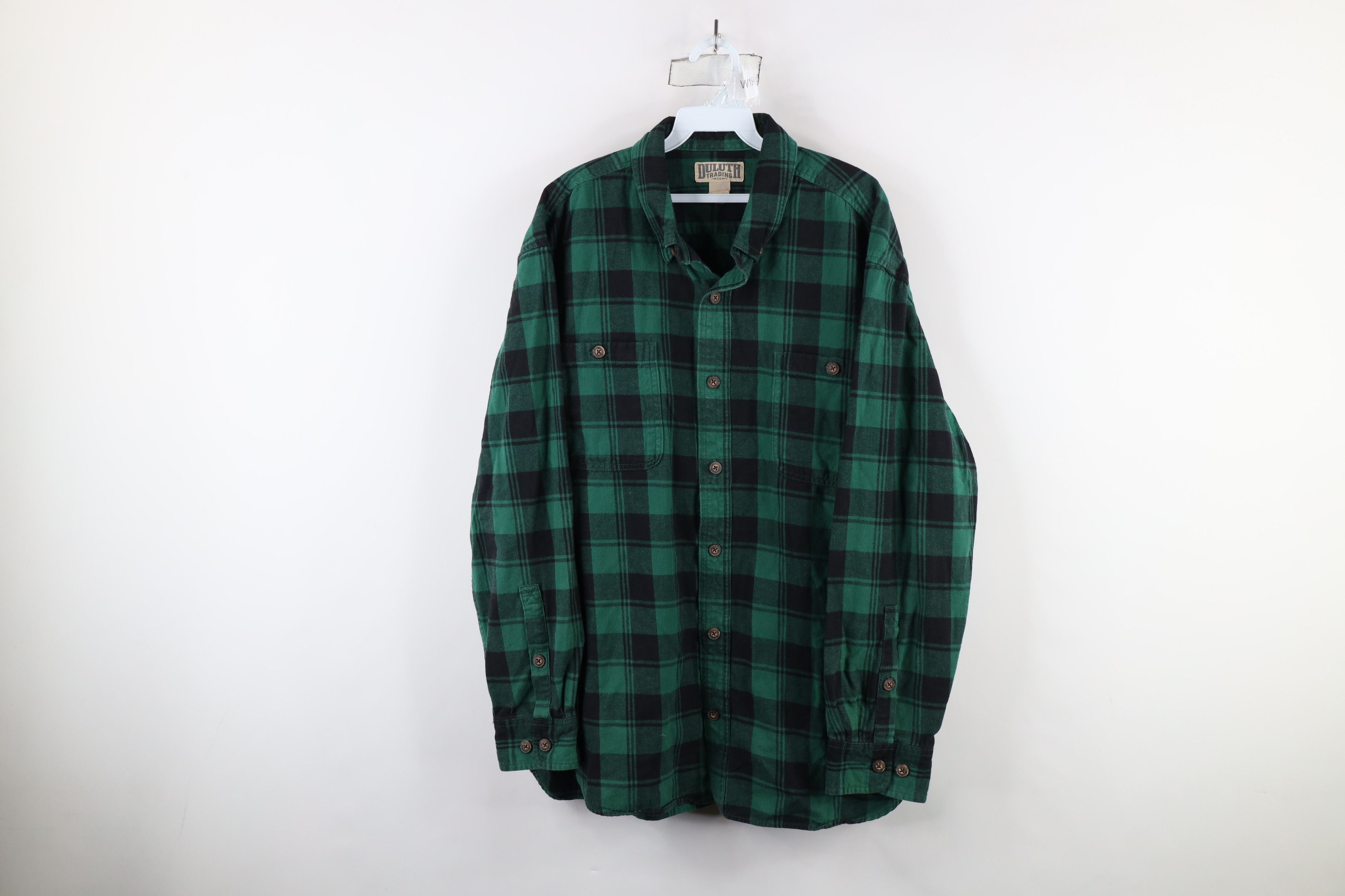 Duluth Trading Company × Vintage Duluth Trading Co Heavyweight Button Down Shirt Green Size US XL / EU 56 / 4 - 1 Thumbnail