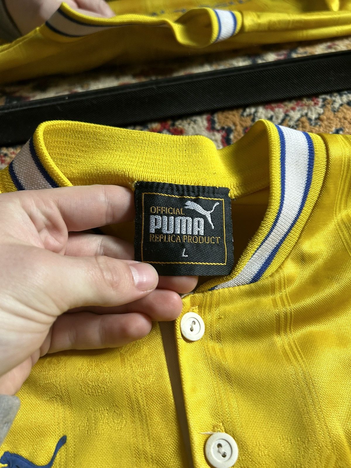 Puma × Vintage Leeds United 1996-1998 Away Jersey Shirt Size US L / EU 52-54 / 3 - 8 Thumbnail