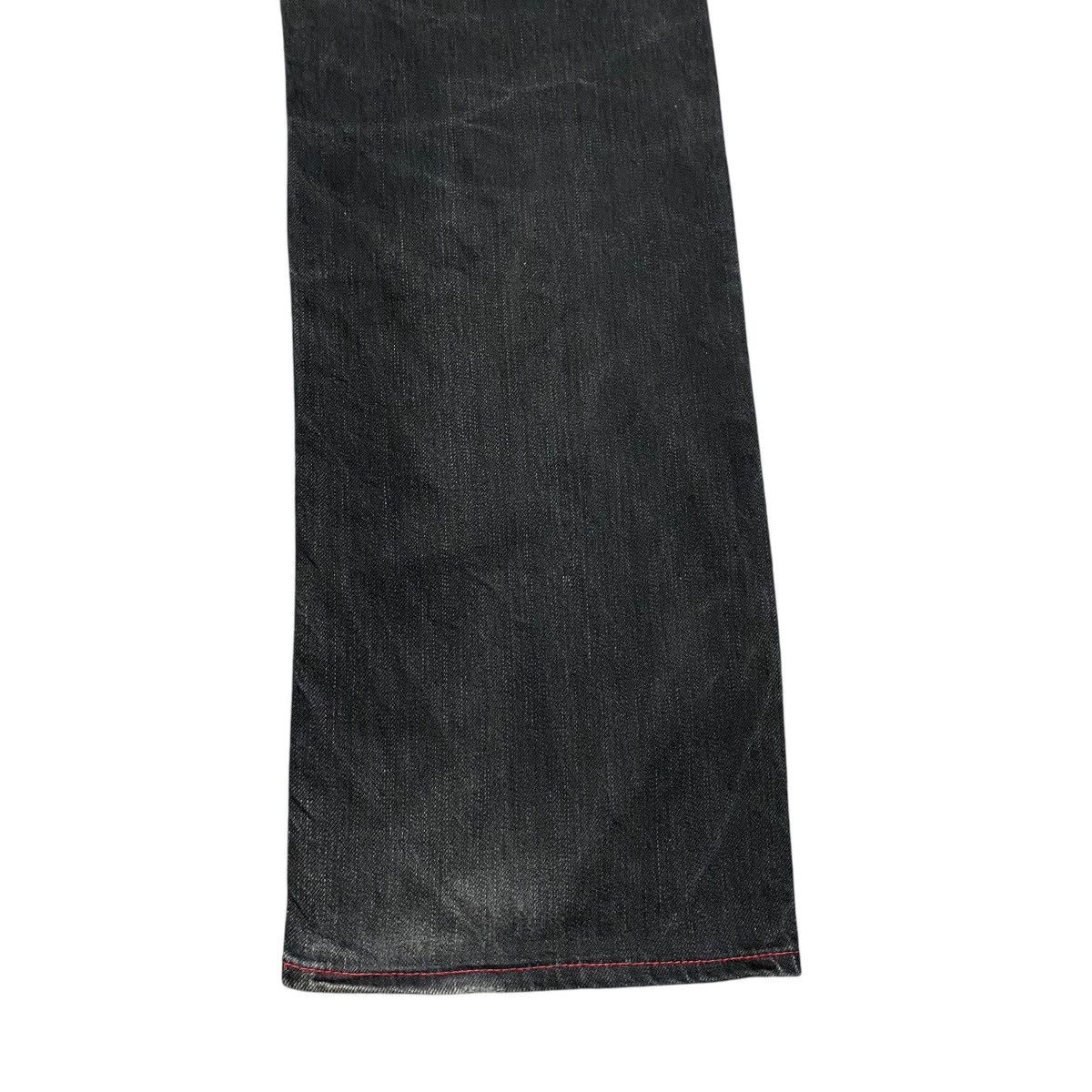 FTC Ftc Black Denim Jeans Red Stitch Size US 34 / EU 50 - 16 Thumbnail