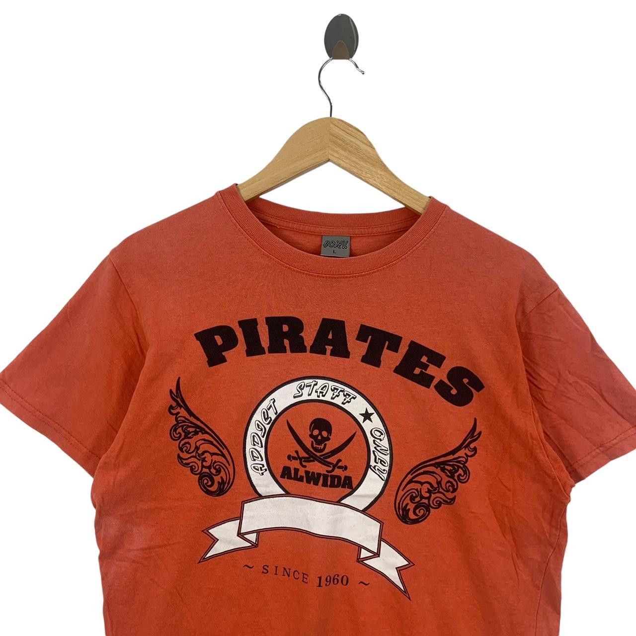 Vintage Vintage PIRATES ALWIDA Addjet Staff Only Skull Tee Shirt Size US L / EU 52-54 / 3 - 2 Thumbnail