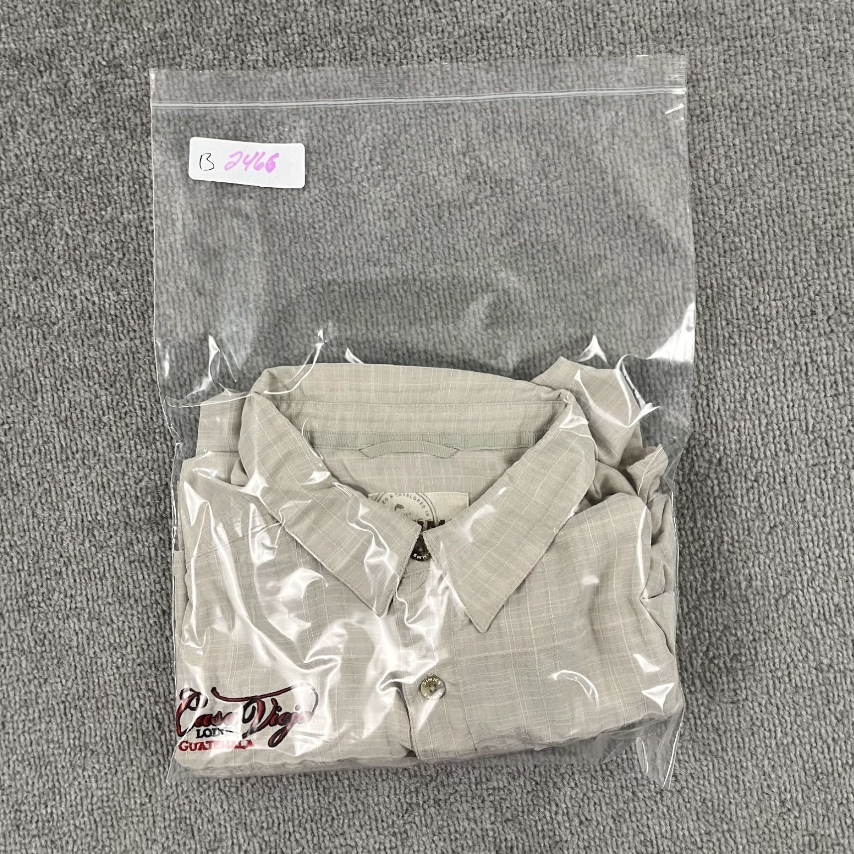 Vintage Simms Shirt Mens XL Beige Brown Fishing Button Up Short Sleeve Guatemala Lodge Size US XL / EU 56 / 4 - 8 Thumbnail