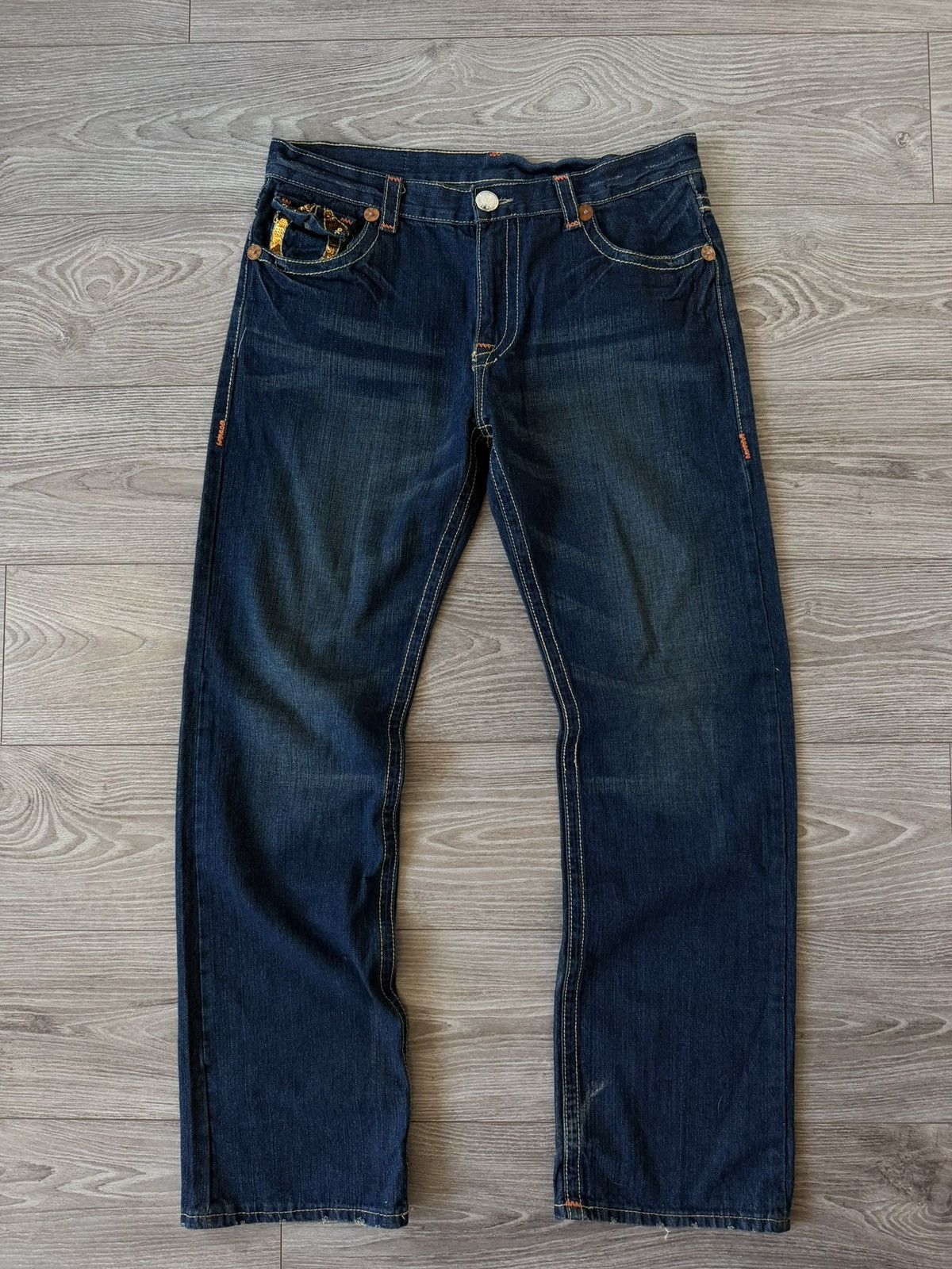 True Religion True Religion Rocco Relaxed Joey Bobby Y2k Jeans Size US 36 / EU 52 - 5 Thumbnail
