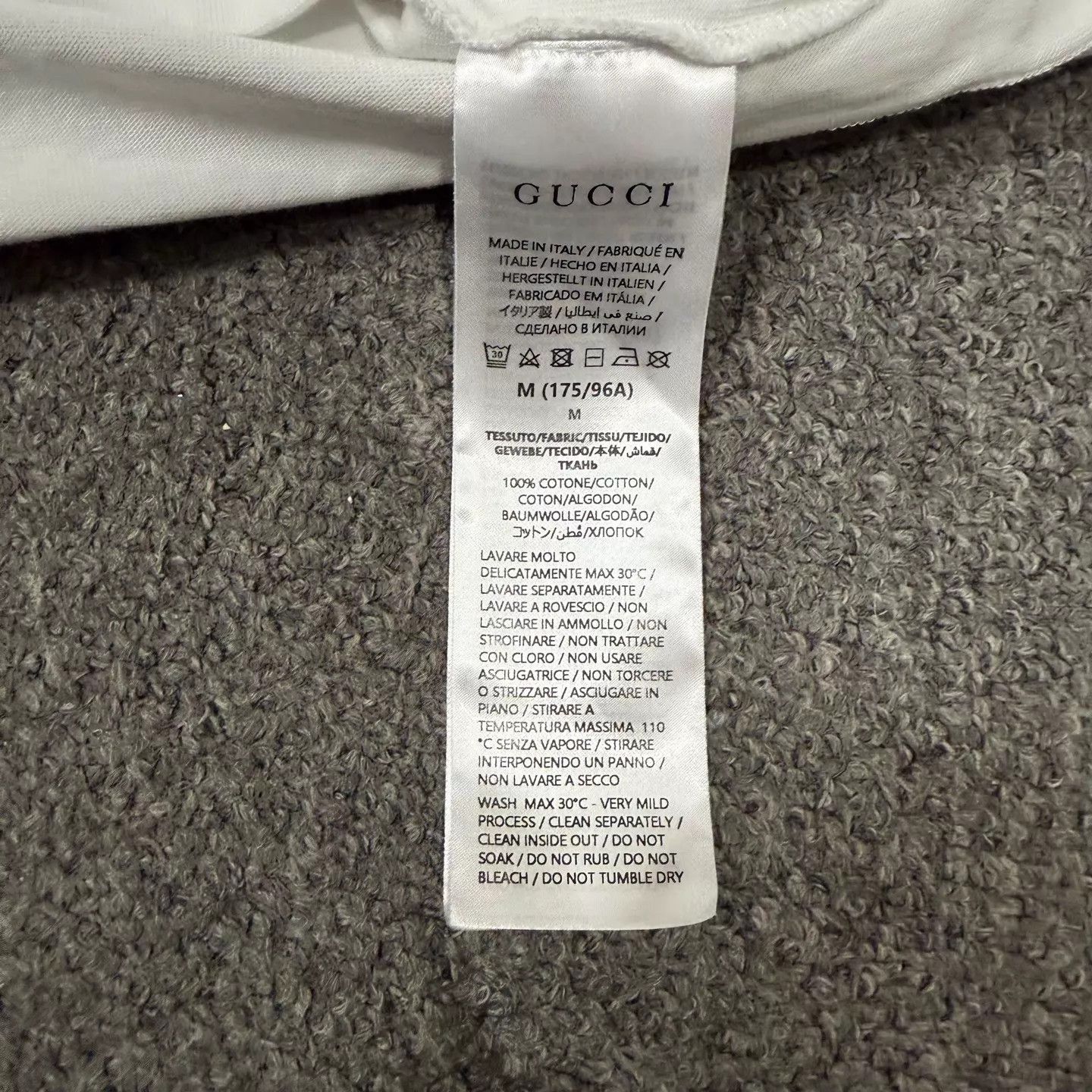 Gucci Gucci White Knight Logo Print Tee M 99 New Size US M / EU 48-50 / 2 - 4 Thumbnail