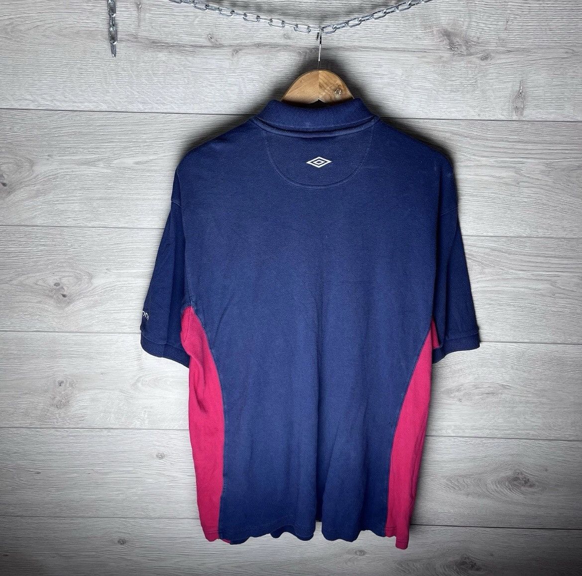 Umbro VINTAGE SOCCER POLO UMBRO FC MANCHESTER UNITED 99/01 SIZE L Size US L / EU 52-54 / 3 - 9 Thumbnail