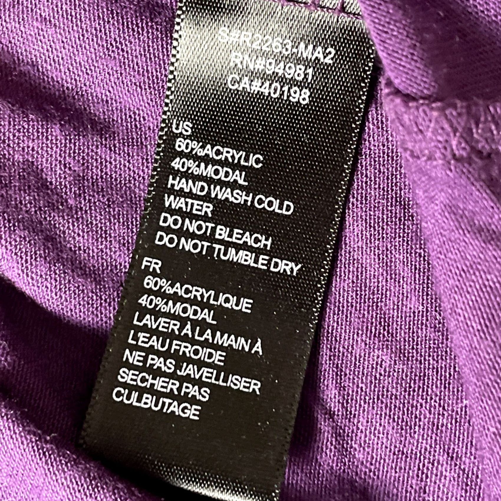 Vintage Twentyone Tank Top M Sequins Beaded Silver Threads Metal Purple Sleeveless Spaghetti Strap Casual Party/Cocktail Workwear Womens 90s Style Size M / US 6-8 / IT 42-44 - 8 Thumbnail