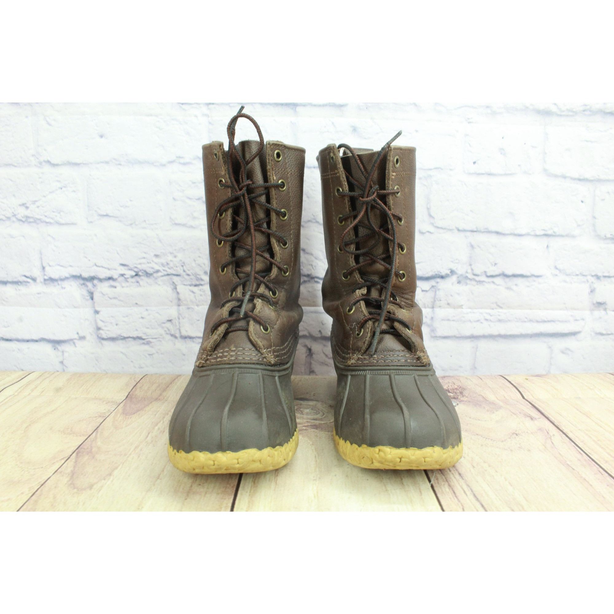 L.L. Bean LL Bean Maine Hunting Boots Steel Shank Women's 7 M Size US 7 / IT 37 - 4 Thumbnail