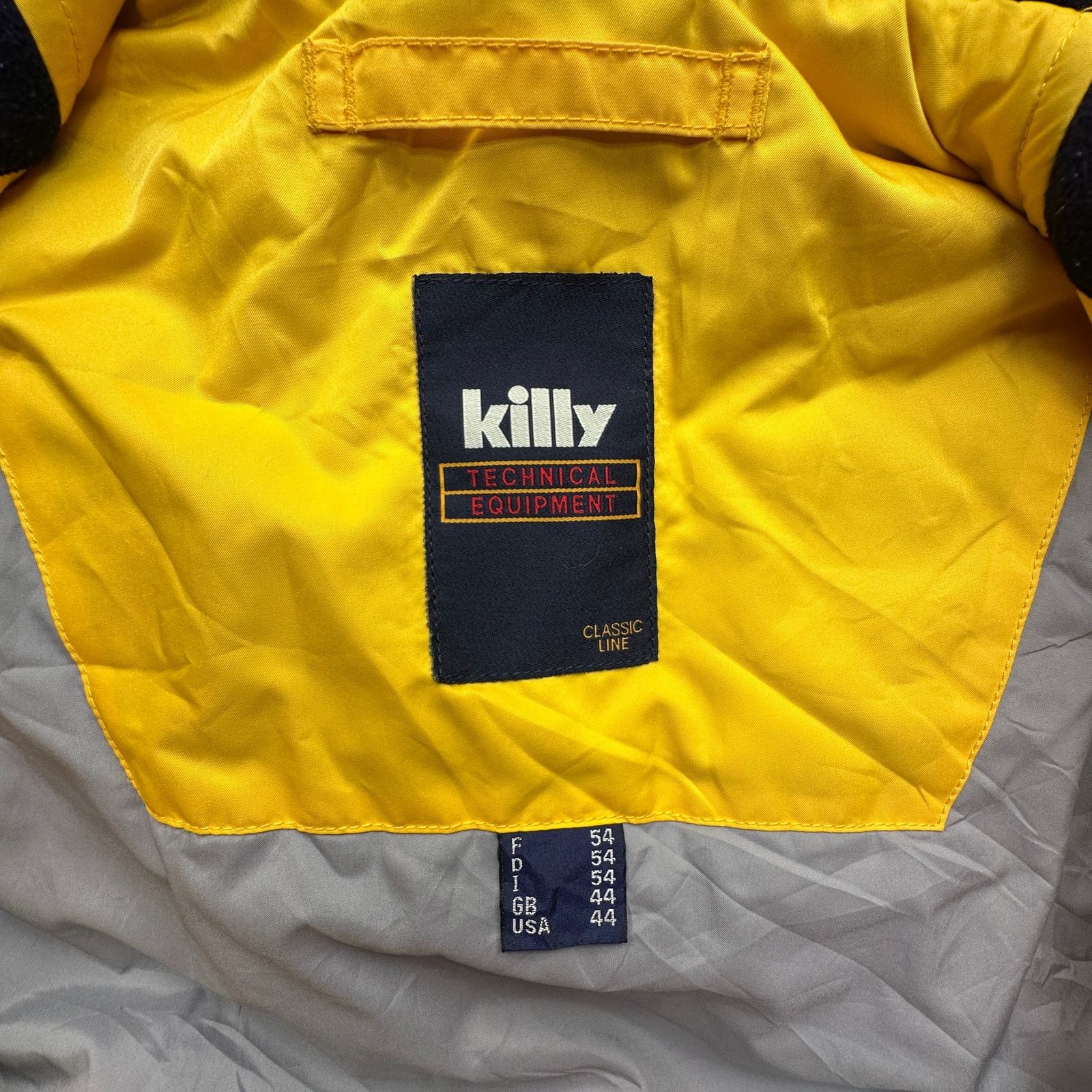 Other Killy Recco Jacket Mens 44 Large Yellow Ski Polyester Hooded Size US L / EU 52-54 / 3 - 2 Thumbnail
