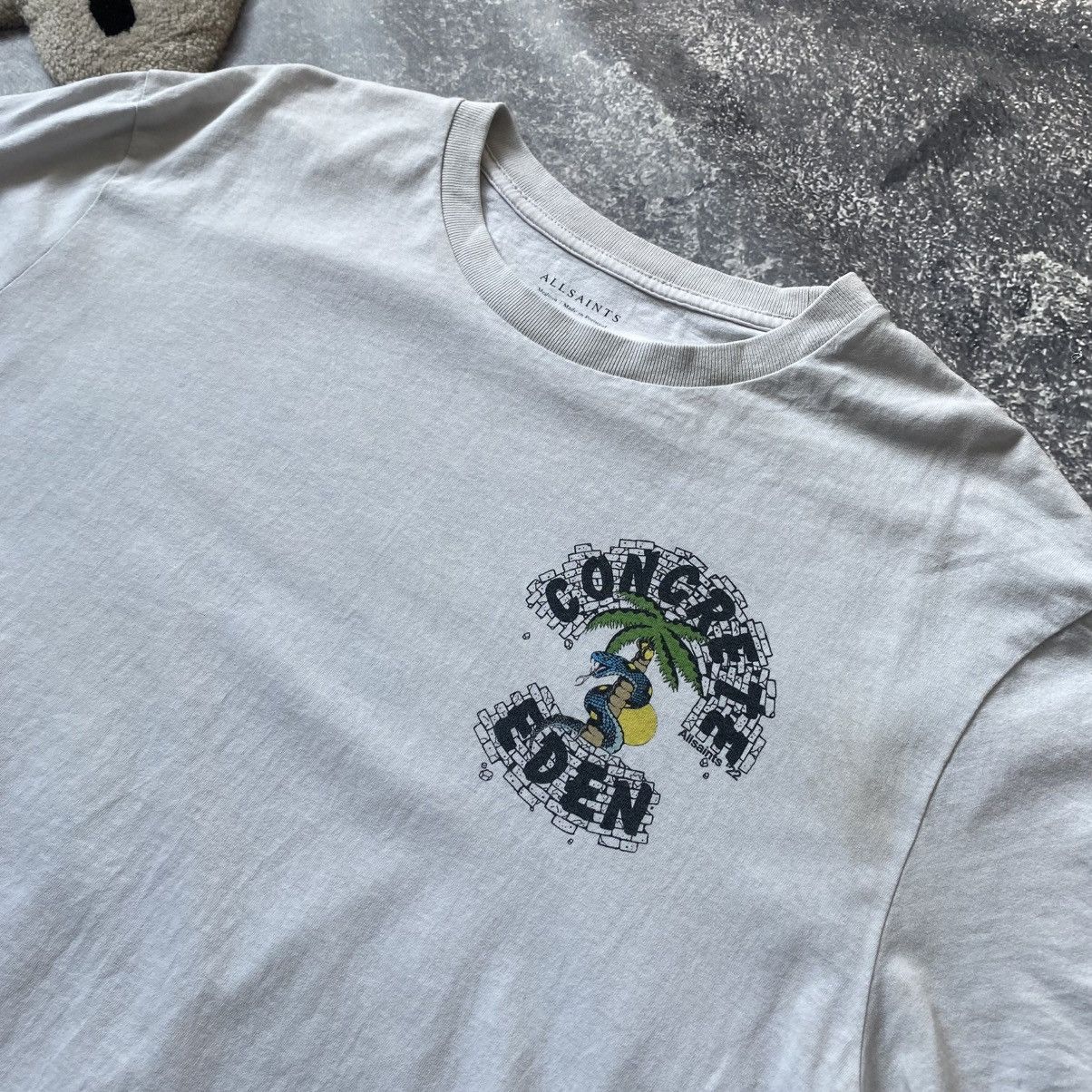 Allsaints Designer Allsaints Big Graphic logo Men’s y2k opium tee Size US M / EU 48-50 / 2 - 6 Thumbnail