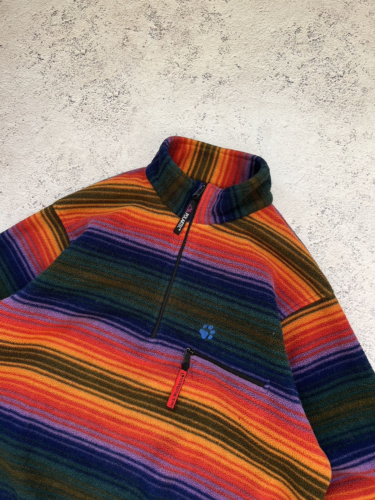 Jack Wolfskin × Vintage Vintage 90s Jack Wolfskin Polartec Fleece Jacket Oversize Size US M / EU 48-50 / 2 - 5 Thumbnail
