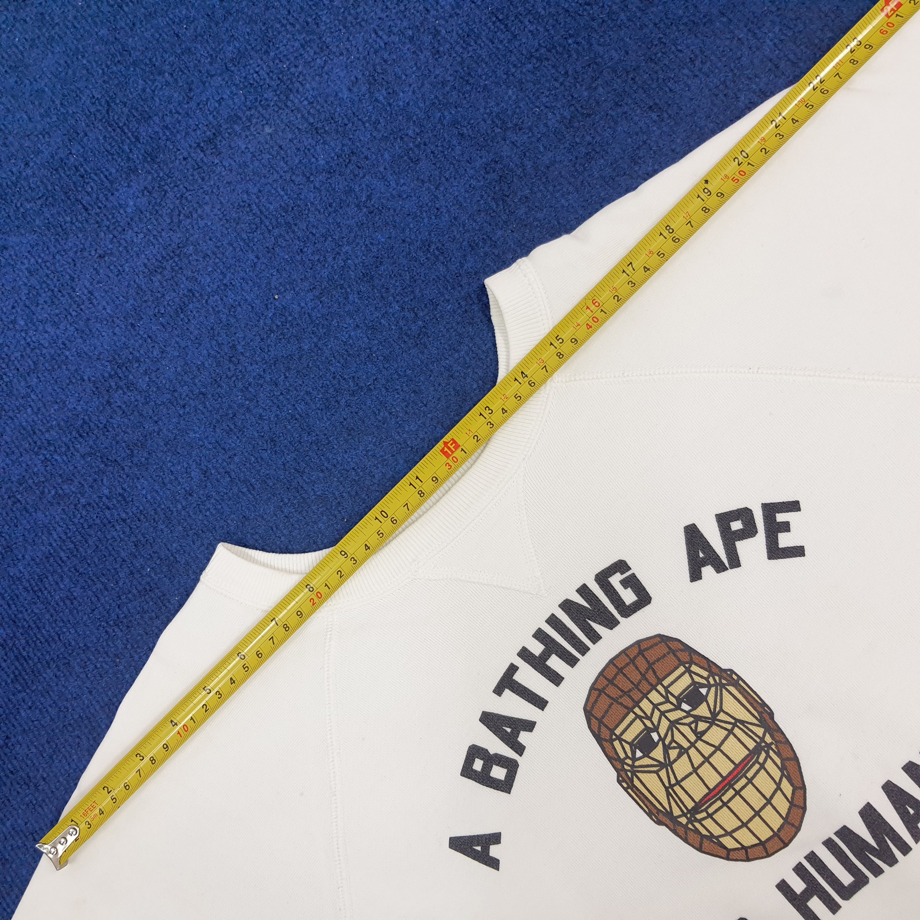 Bape × Vintage Vintage BAPE A Bathing Ape Boxy Japan Brand Sweatshirt Size US L / EU 52-54 / 3 - 10 Thumbnail