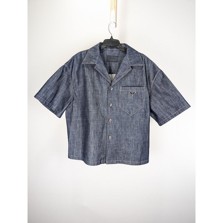Prada o1rshd1 Selvage Denim in Blue Size US XXL / EU 58 / 5 - 1 Thumbnail
