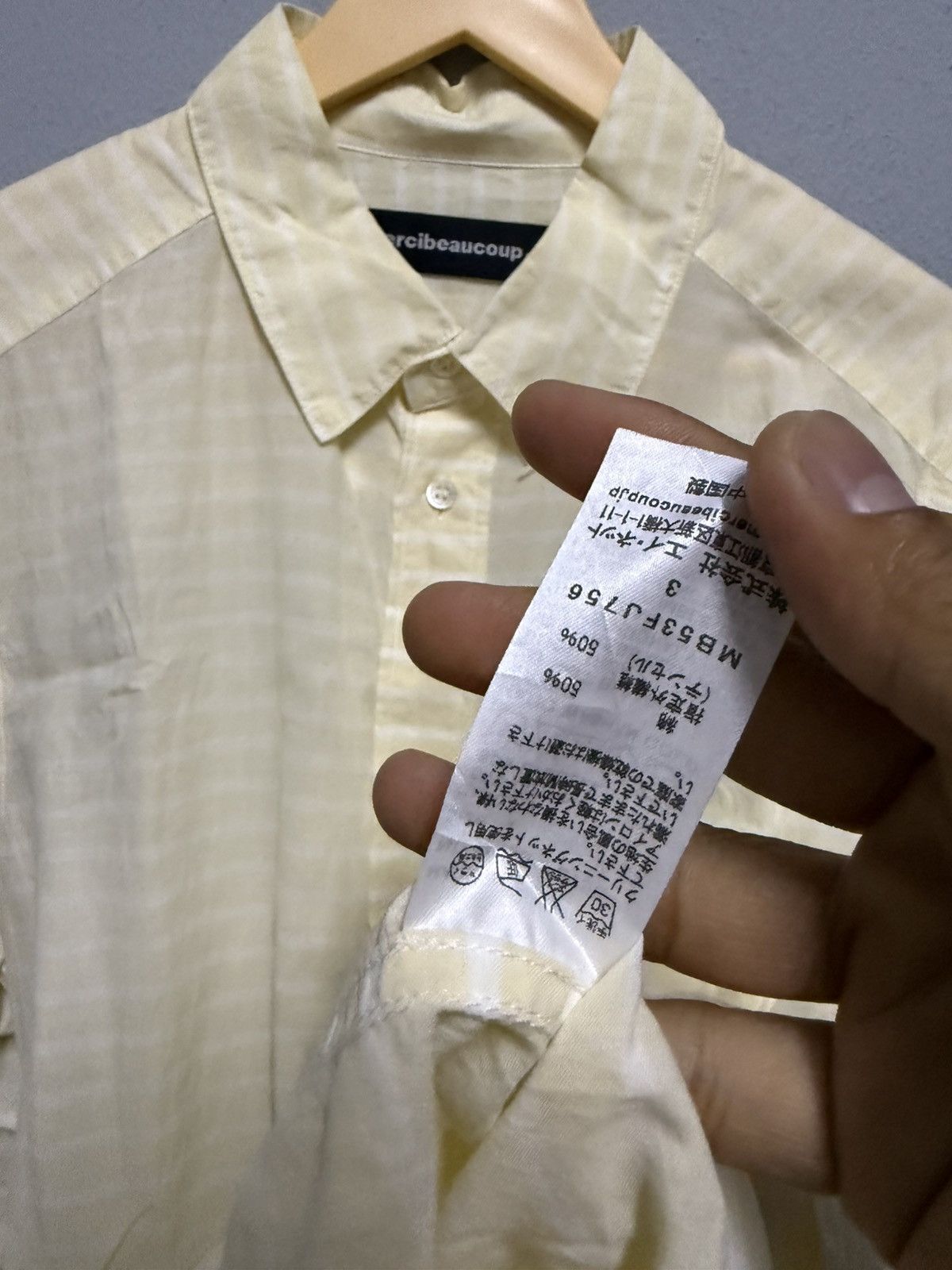 Designer × Japanese Brand × mercibeaucoup MERCIBEAUCOUP JAPANESE BRAND LONG SLEEVER SHIRT BUTTONS UP Size US M / EU 48-50 / 2 - 11 Thumbnail
