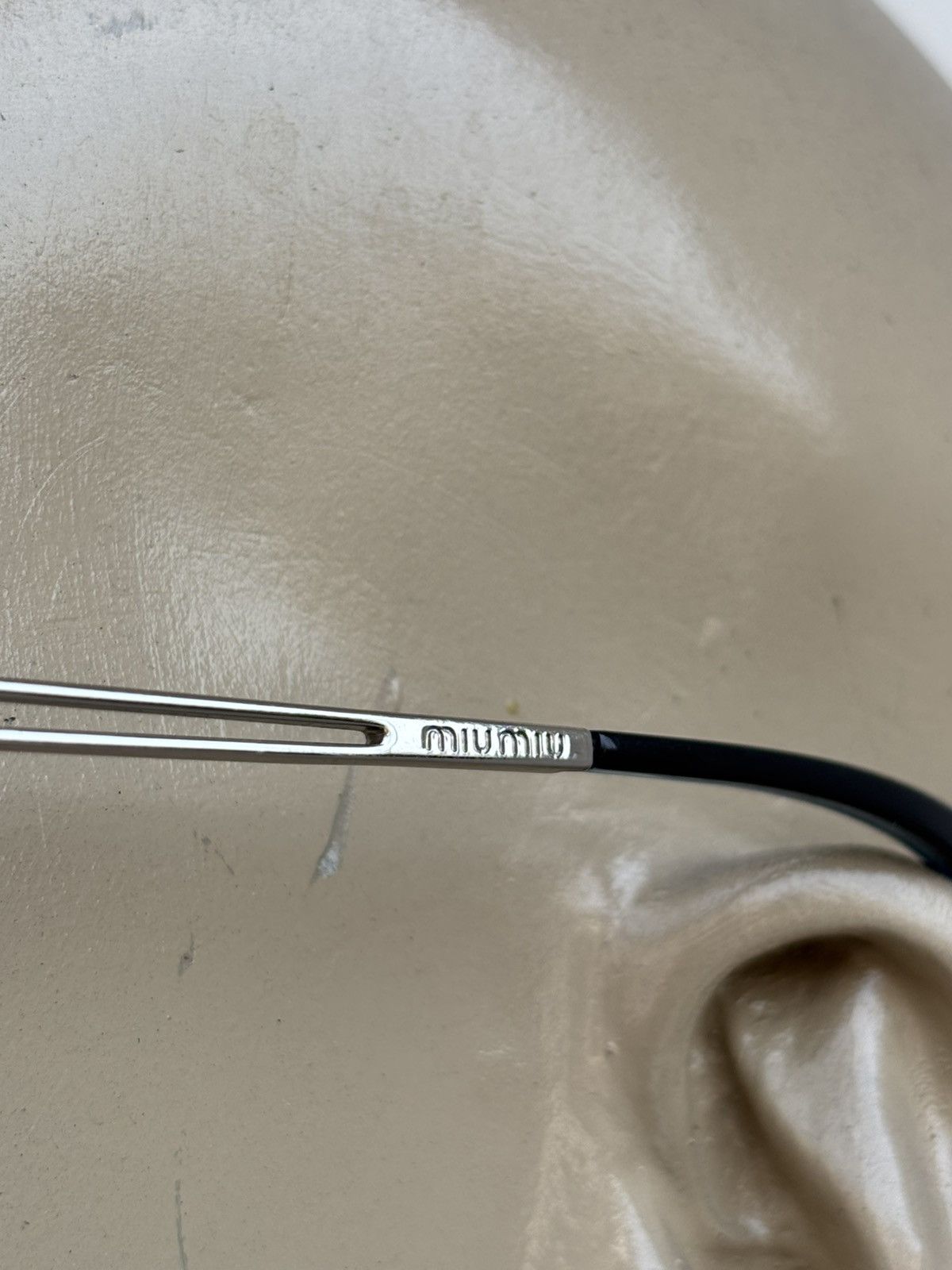 Miu Miu Y2K Rectangular Eyeglasses VMU02A Size ONE SIZE - 4 Thumbnail