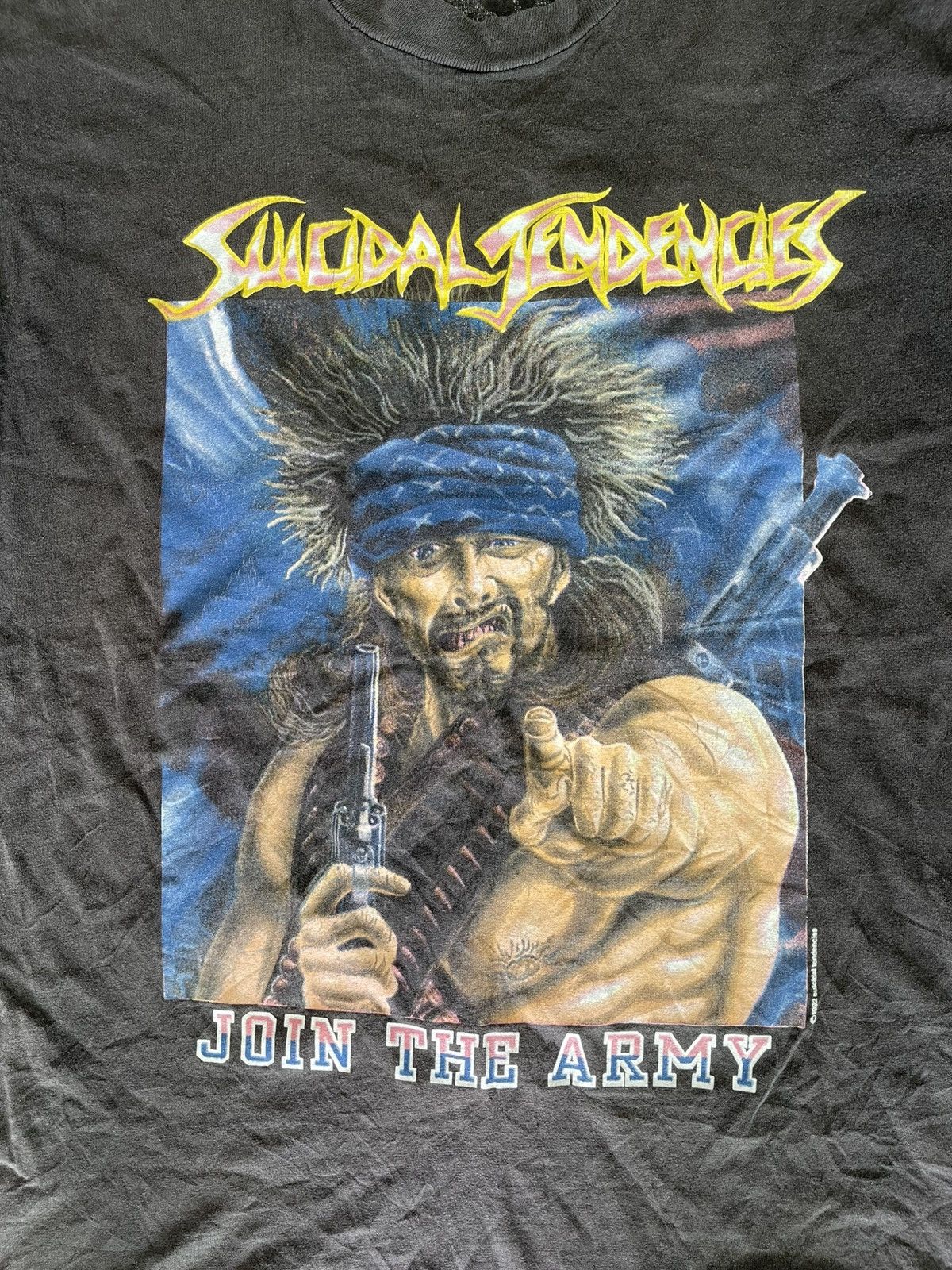 Band Tees Vintage 90’s Suicidal Tendencies “ Joint the army”1992 Size US L / EU 52-54 / 3 - 5 Thumbnail