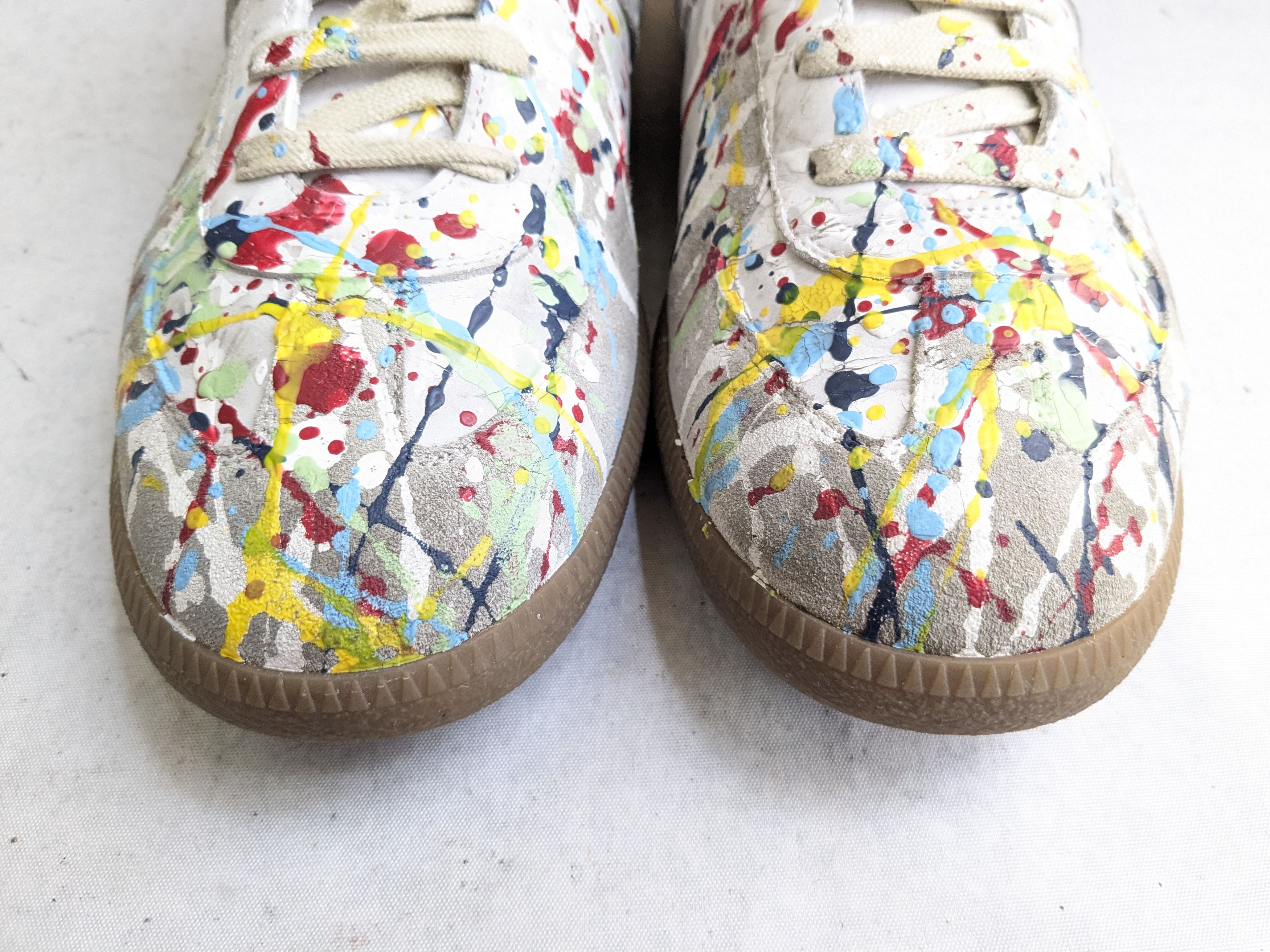 Maison Margiela maison margiela paint splatter gat replica 11.5 44.5 Size US 11.5 / EU 44-45 - 3 Thumbnail
