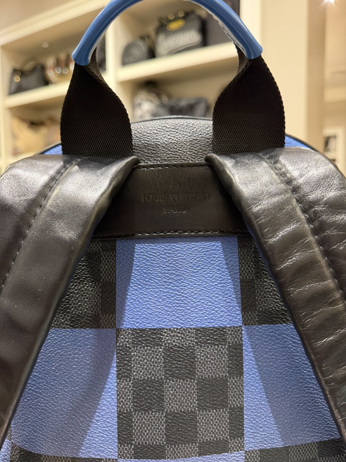 Louis Vuitton Louis Vuitton Josh Backpack Damier Pixel Cobalt Size ONE SIZE - 7 Thumbnail