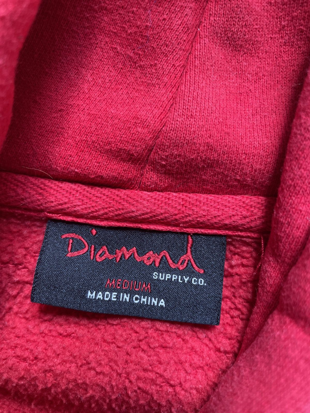Diamond Supply Co. Diamond Supply CO. Logo Graphic Hoodie Red Size Medium Size US M / EU 48-50 / 2 - 6 Thumbnail
