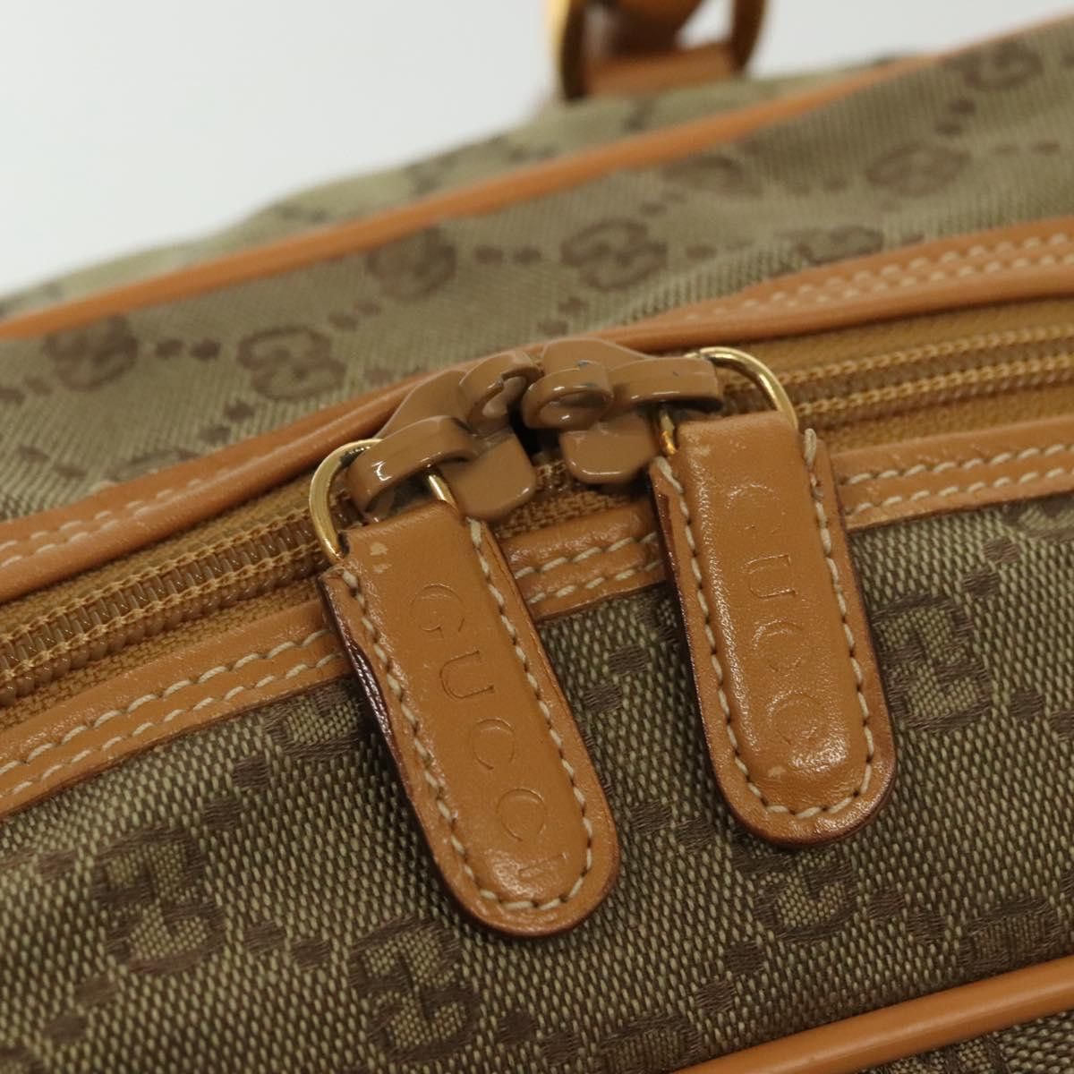 Gucci GUCCI GG Canvas Boston Bag Gold Beige 013 123 013 123 Size ONE SIZE - 16 Thumbnail