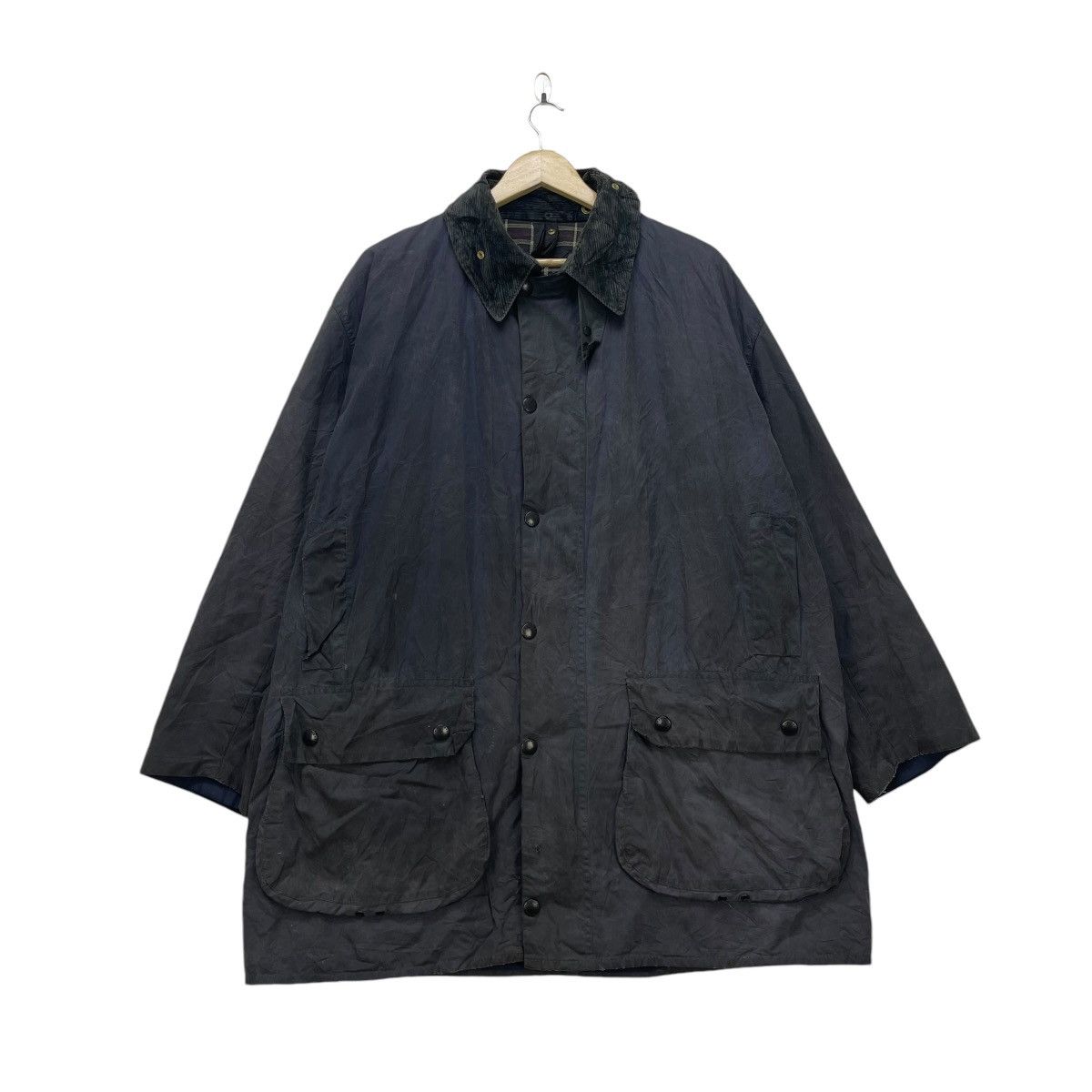 Barbour × Vintage 💥Vintage Barbour Boarder Waxed Jacket Size US XL / EU 56 / 4 - 1 Thumbnail