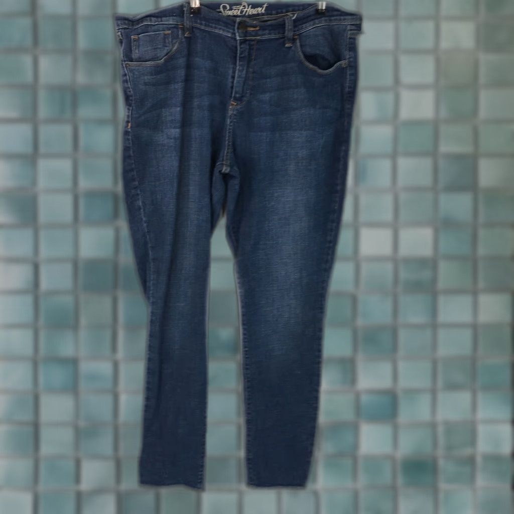 Old Navy Old Navy Jeans Womens Size 16 Blue Denim Straight Stretch Casual 30in 5-Pocket Size 38" / US 16 / IT 52 - 1 Thumbnail