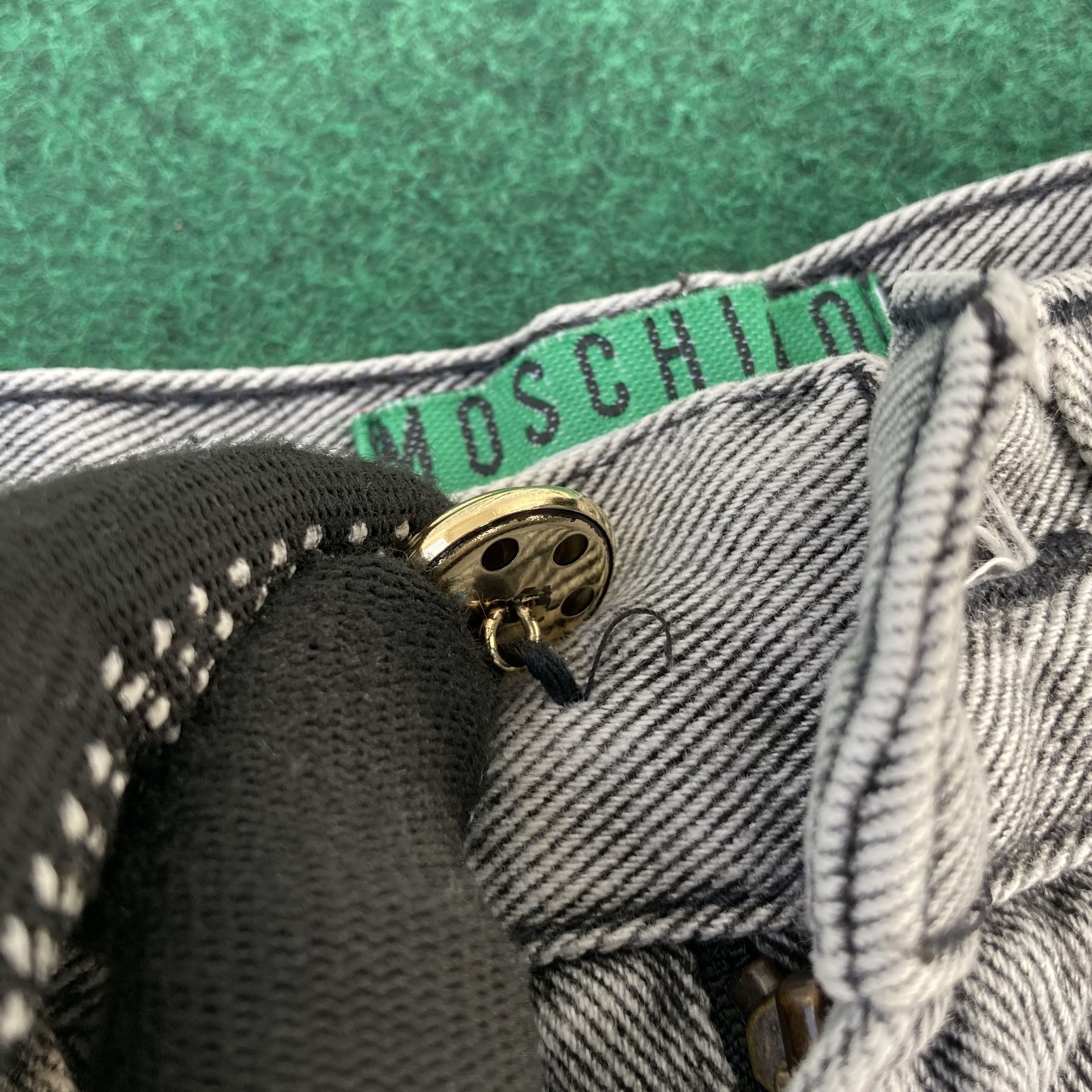 Moschino × Vintage Vtg Moschino Women Jeans Size 25" / US 0 / IT 36 - 6 Thumbnail