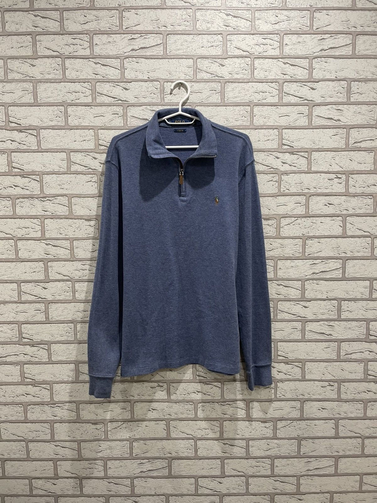 Polo Ralph Lauren × Vintage Polo Ralph Lauren PRL 1/3 1/4 Zip Sweater Size US M / EU 48-50 / 2 - 1 Thumbnail