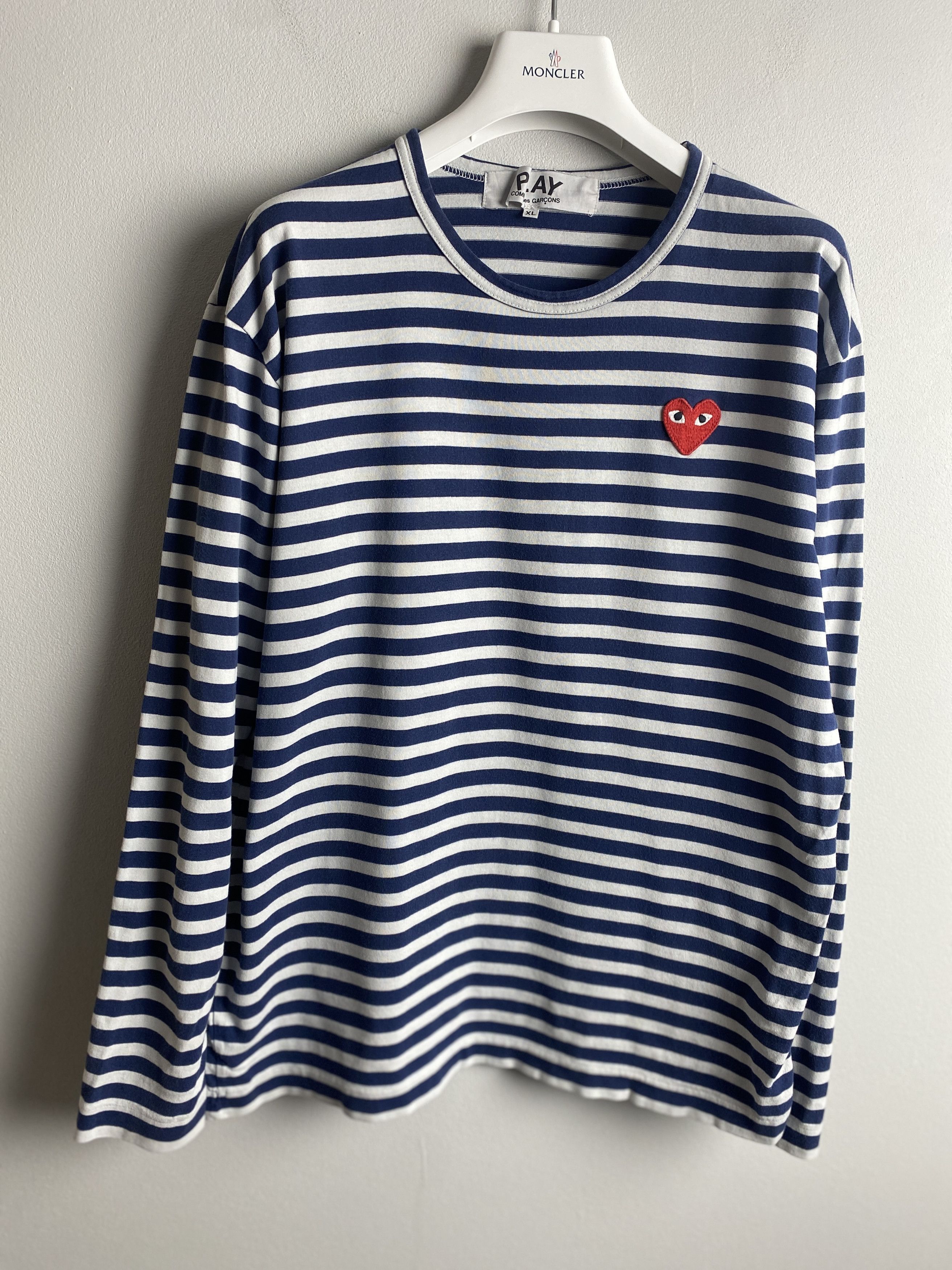 CDG Comme Des Garcons Play striped long sleeve t-shirt