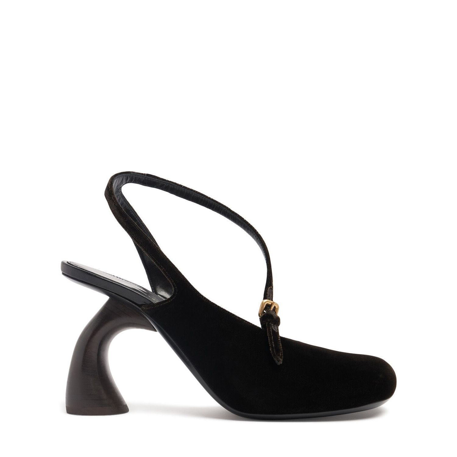 DRIES VAN NOTEN Black Velvet 95mm Pumps New And Authentic (W