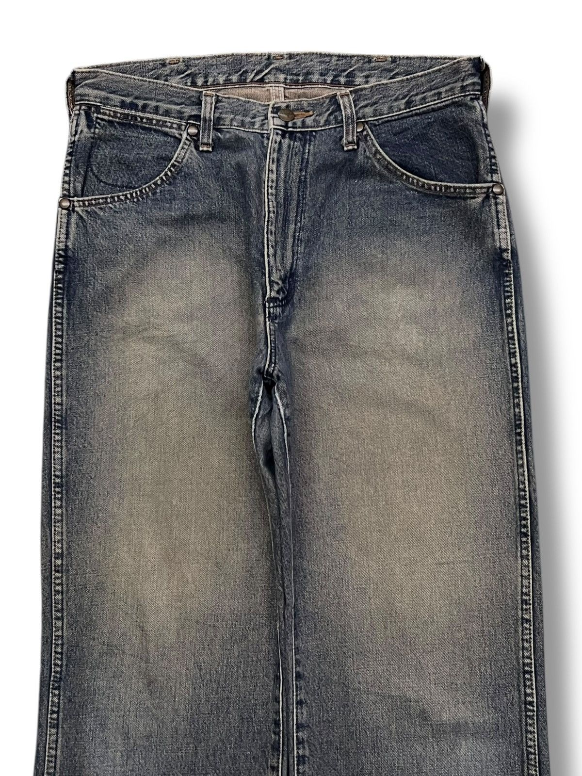 Wrangler Bootcut Vintage 90s Wrangler Blue Bell USA - Faded Mud Wash Size US 32 / EU 48 - 4 Thumbnail