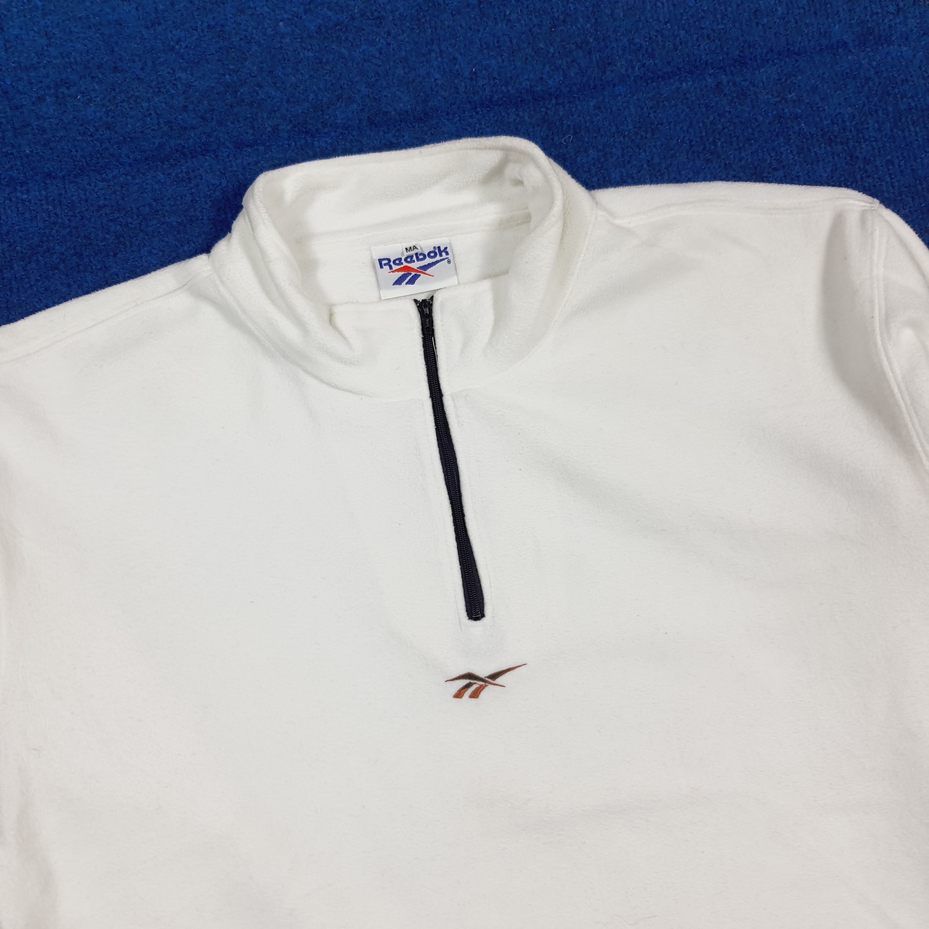 Reebok Vintage Reebok Sportswear Half Zipper Sweatshirt C303N17 Size US L / EU 52-54 / 3 - 2 Thumbnail