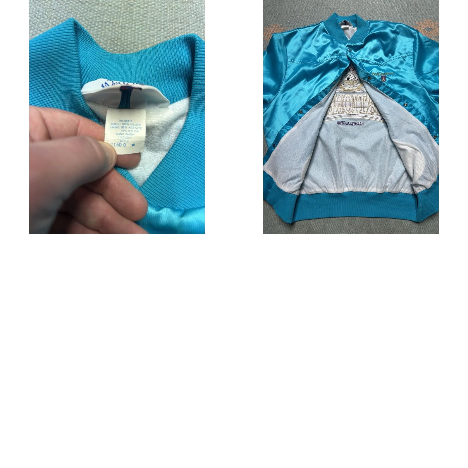 Vintage VINTAGE Satin Bomber Jacket National Clogging Convention Clog Dance Bluegrass XL Size US XL / EU 56 / 4 - 8 Thumbnail