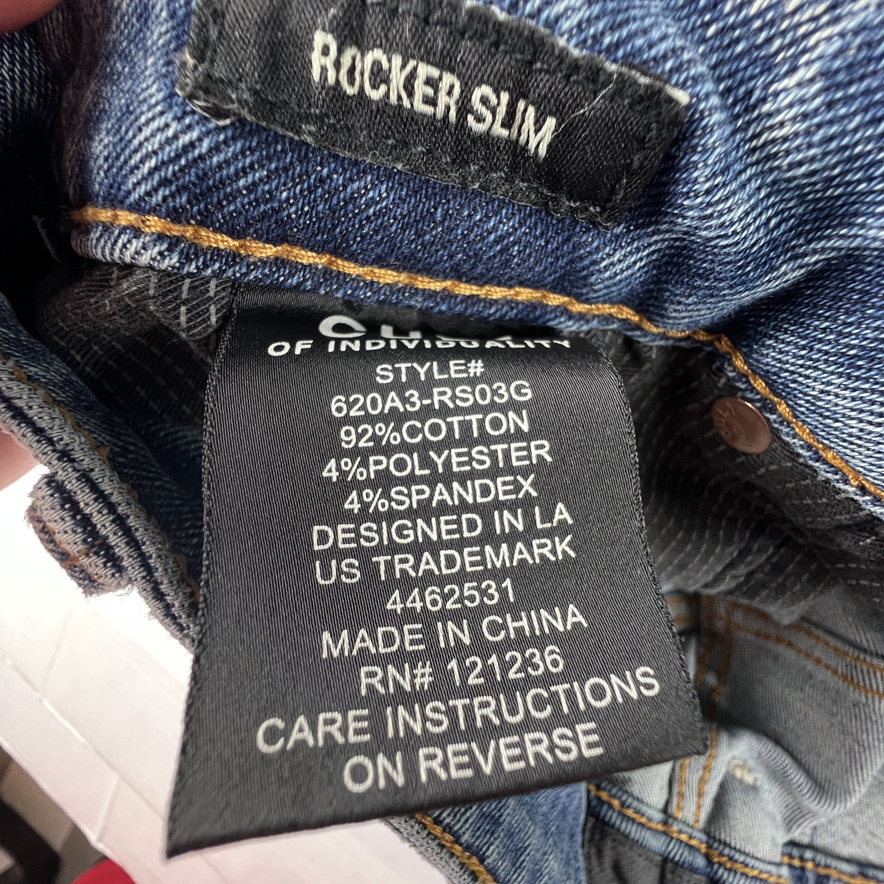 Cult Of Individuality Cult Of Individuality Jean Rocker Slim Paint Splatter Denim Size US 33 - 10 Thumbnail