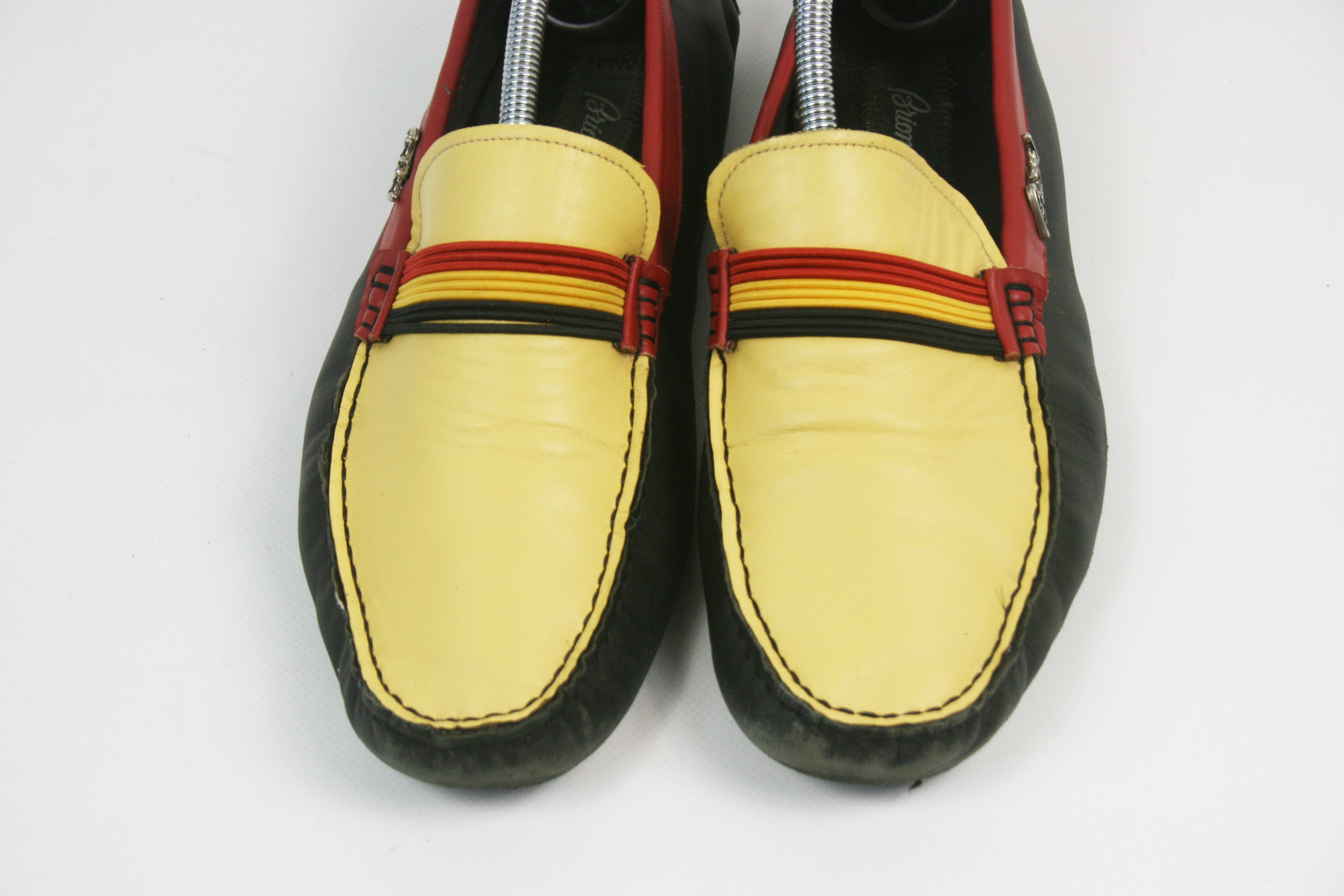 Brioni 00S Leather Logo Loafers Vintage Size US 9 / EU 42 - 5 Thumbnail