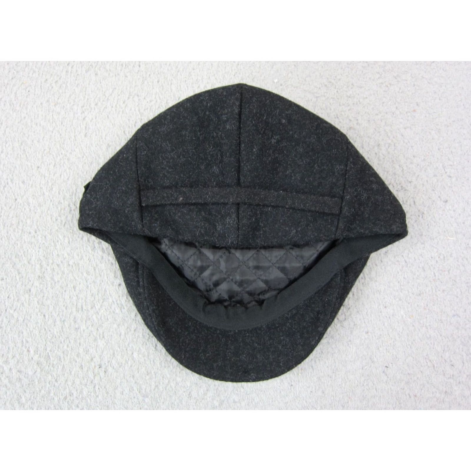 Vintage Mucros Weavers Trinity Wood Cap Hat Mens Large Gray Wool Flat Made in Ireland Size ONE SIZE - 5 Thumbnail