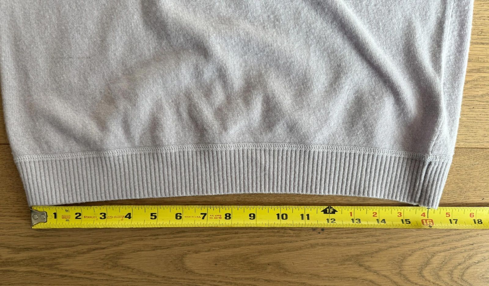 Reiss Cashmere Blend Lavender Mens Crewneck Sweater (Medium)