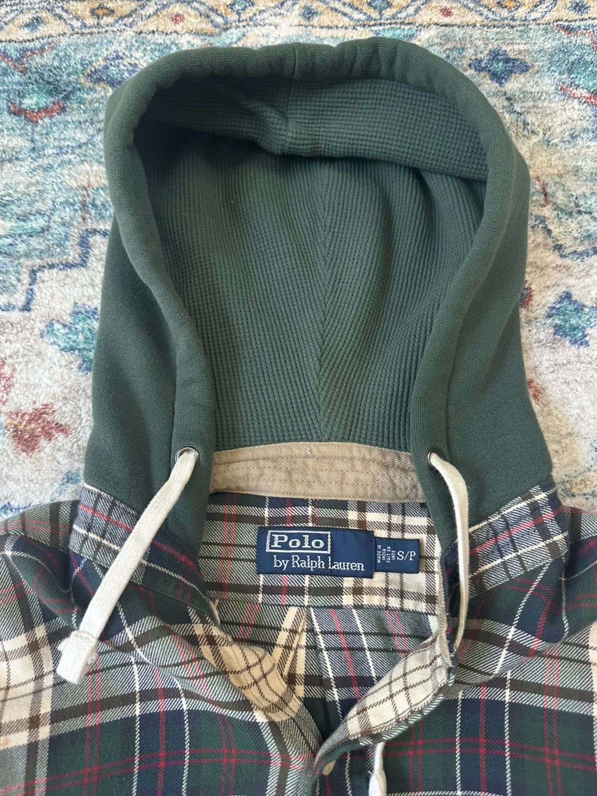 Polo Ralph Lauren Polo Ralph Lauren Thermal Hooded Flannel Small Size US S / EU 44-46 / 1 - 3 Thumbnail